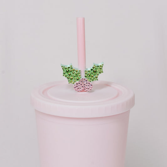 Holly Straw Charm