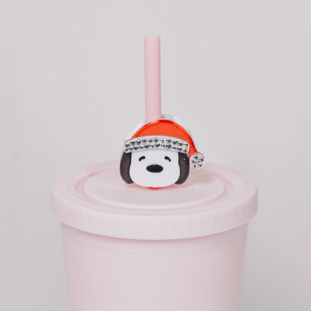 Pet Dog Straw Charm