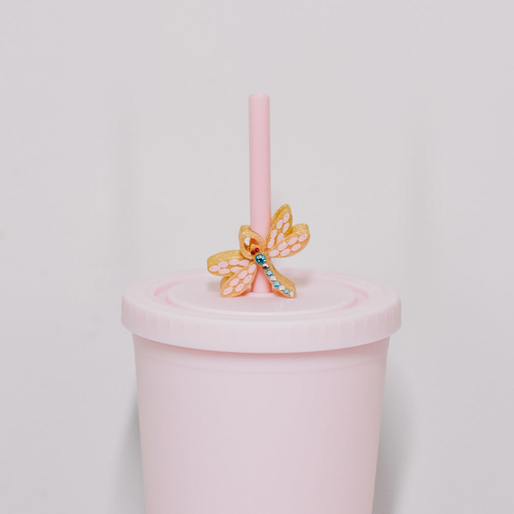 Dragonfly Straw Charm