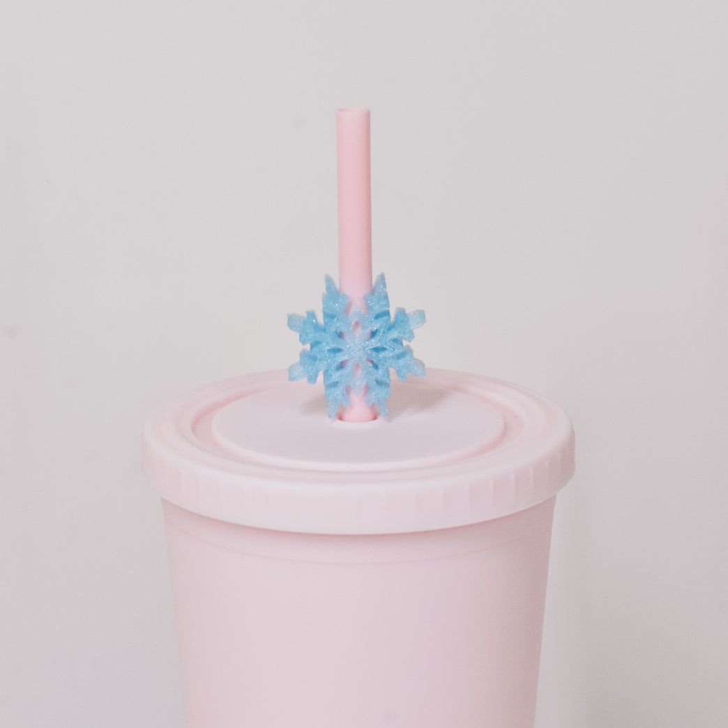 Snowflake Straw Charm