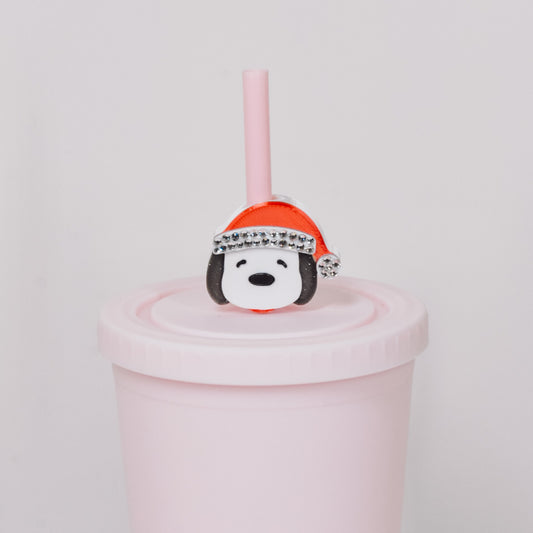 Pet Dog Straw Charm