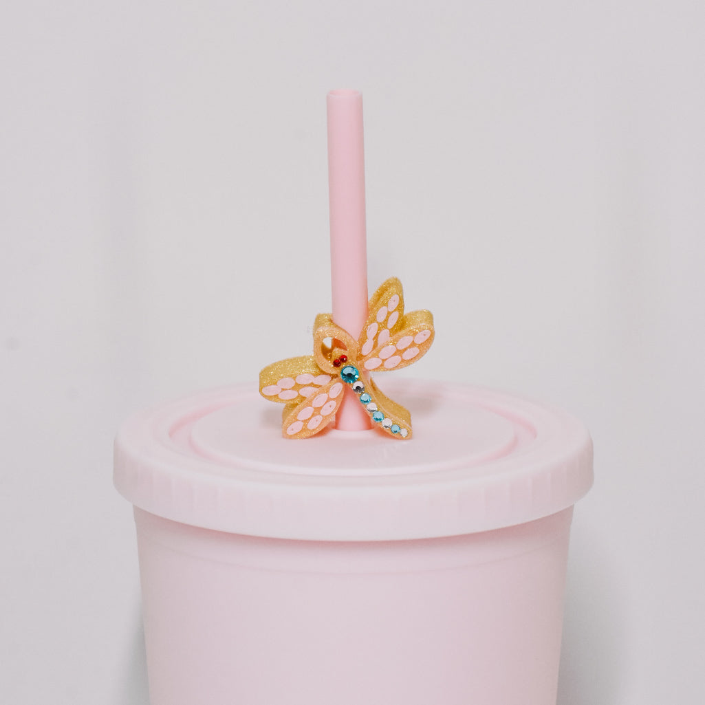 Dragonfly Straw Charm