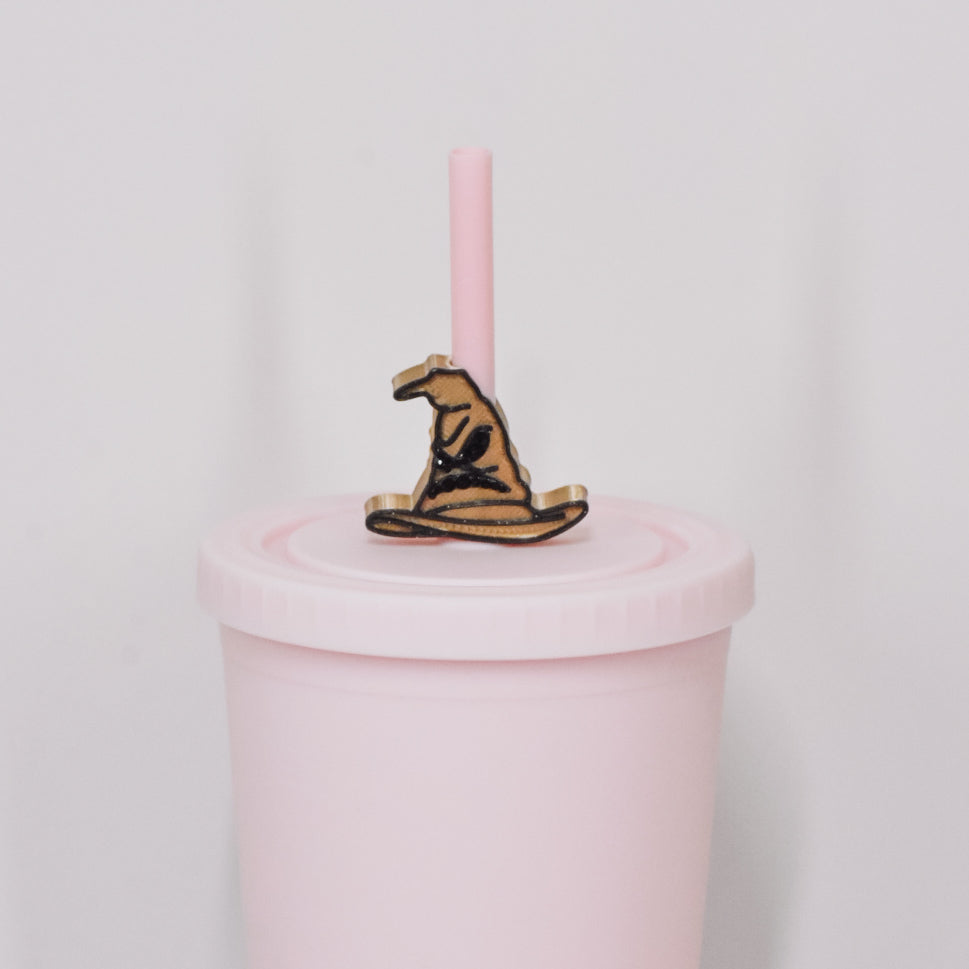 Wizard Hat Straw Charm