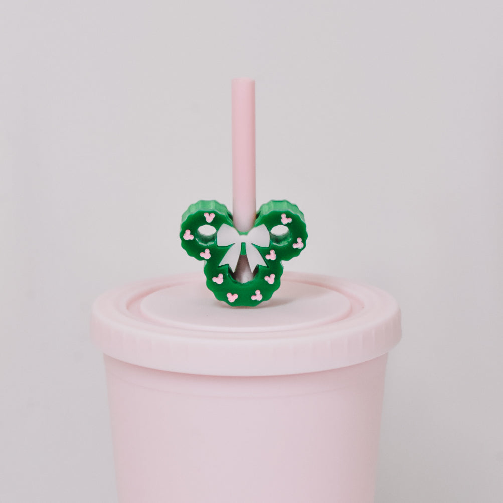 Wreath Straw Charm