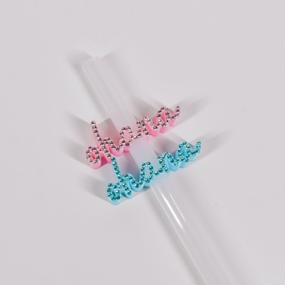 Ohana Straw Charm