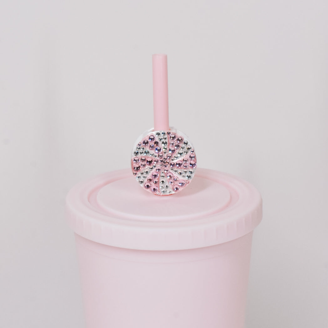 Peppermint Straw Charm