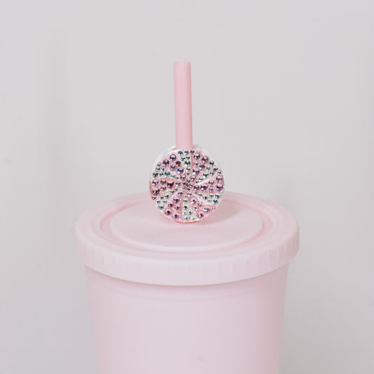 Peppermint Straw Charm