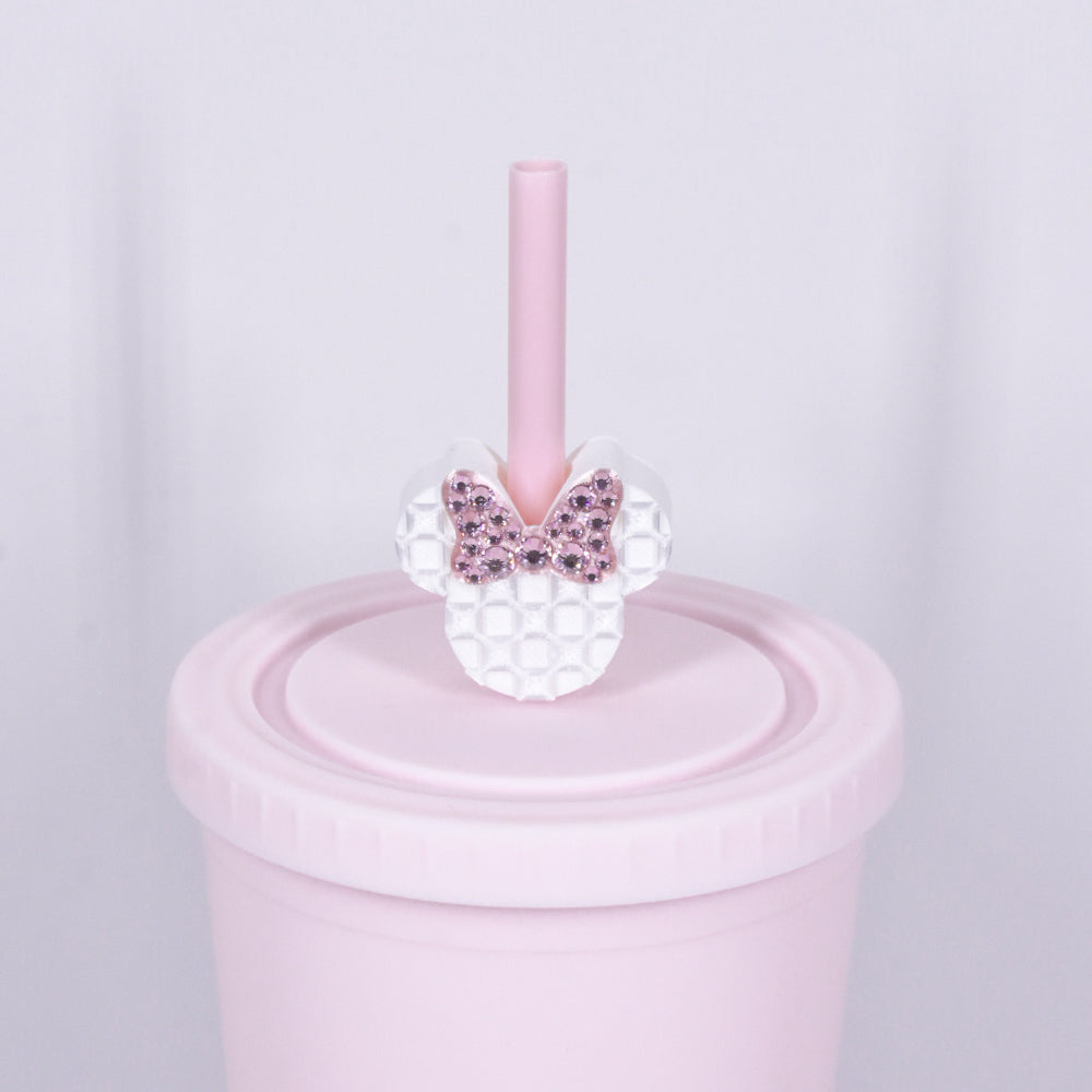 Mrs. Checkered Straw Charm