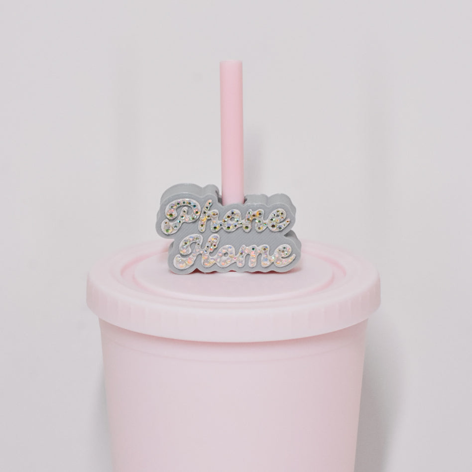 Phone Home Straw Charm