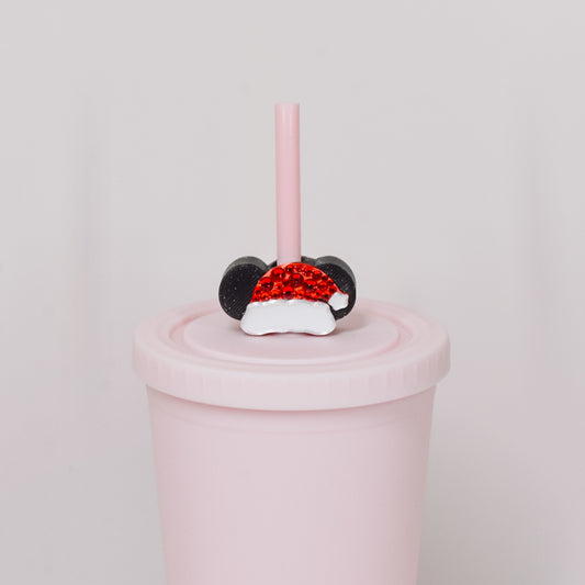 Ears Santa Straw Charm