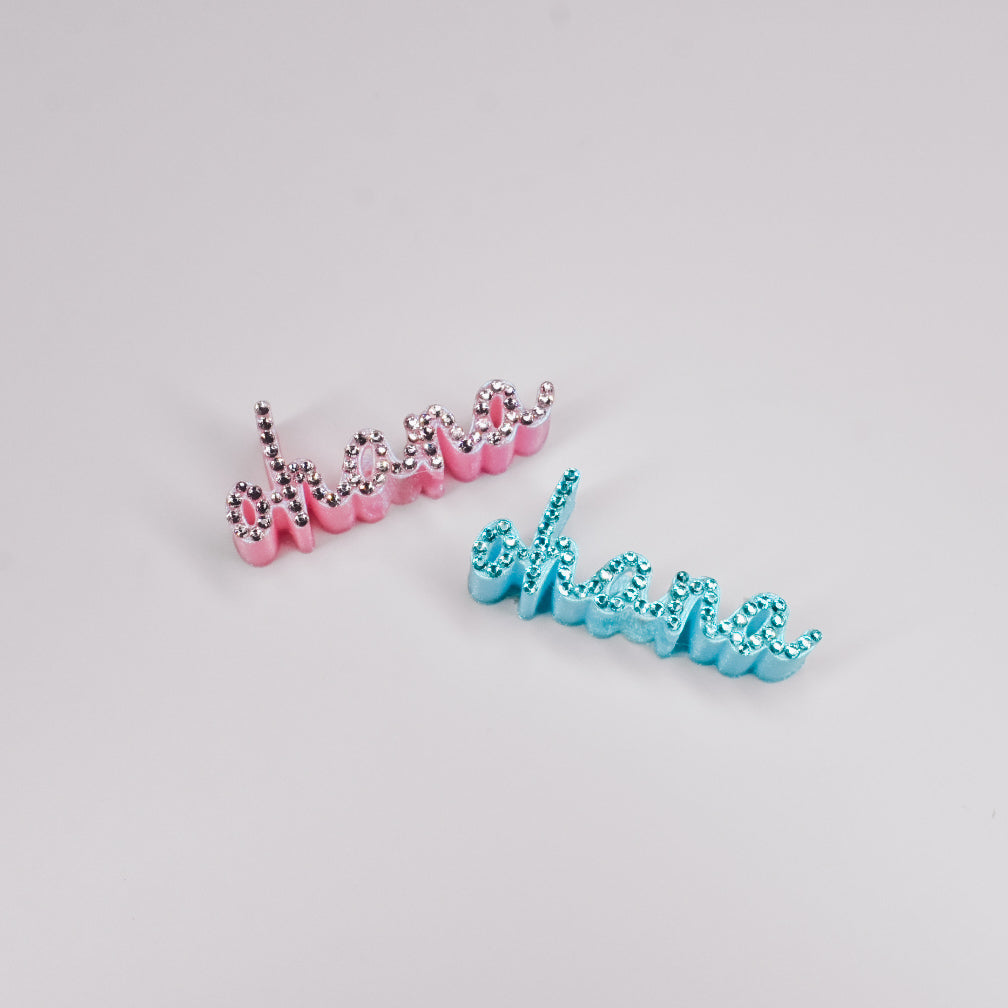 Ohana Straw Charm