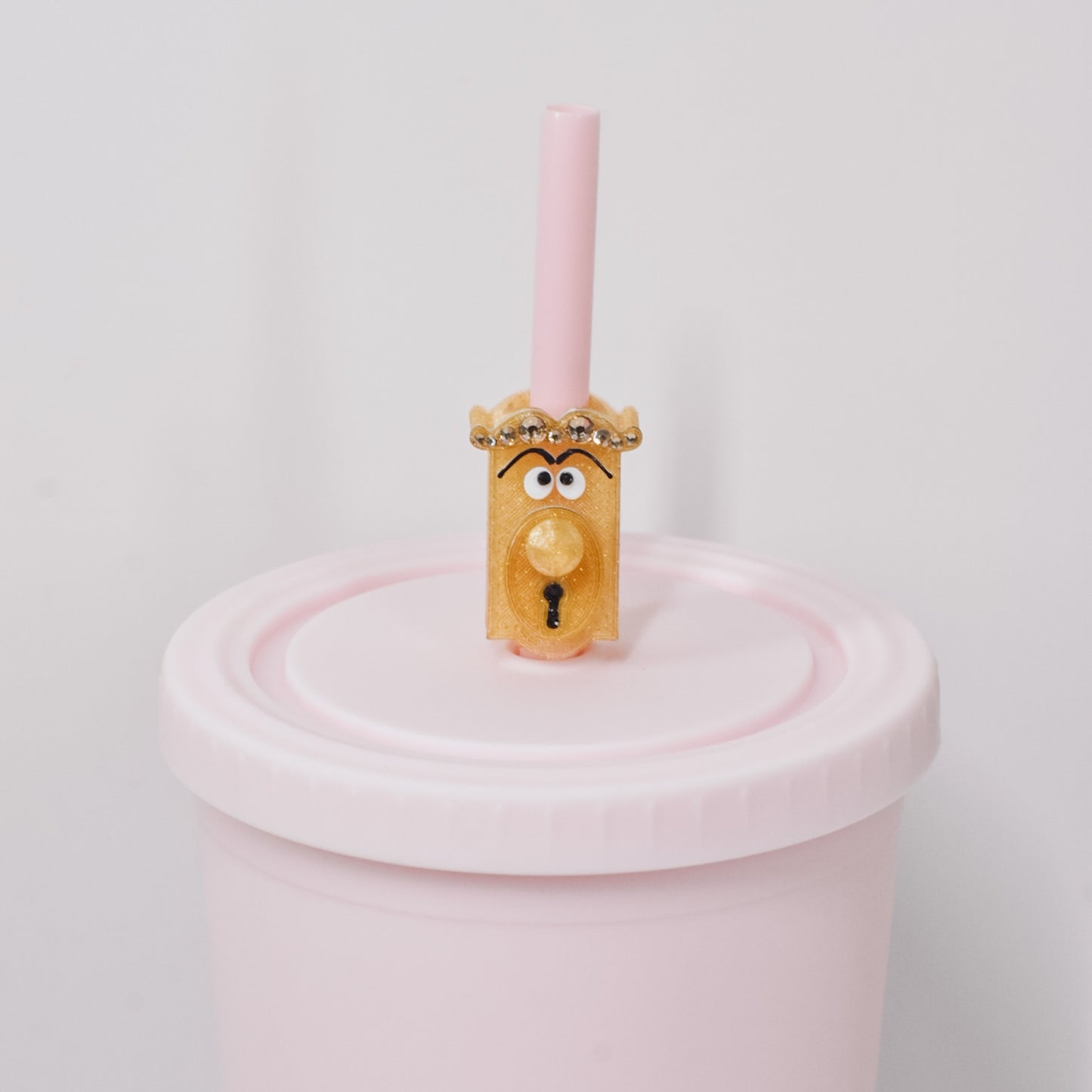 Doorknob Straw Charm