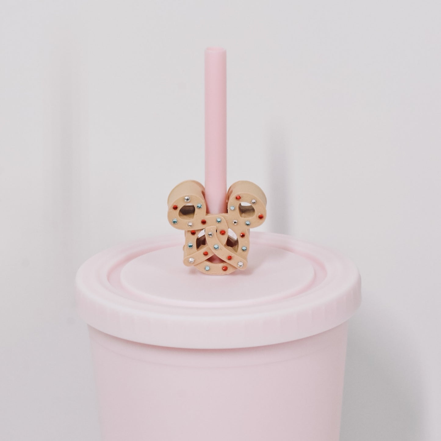 Pretzel Straw Charm