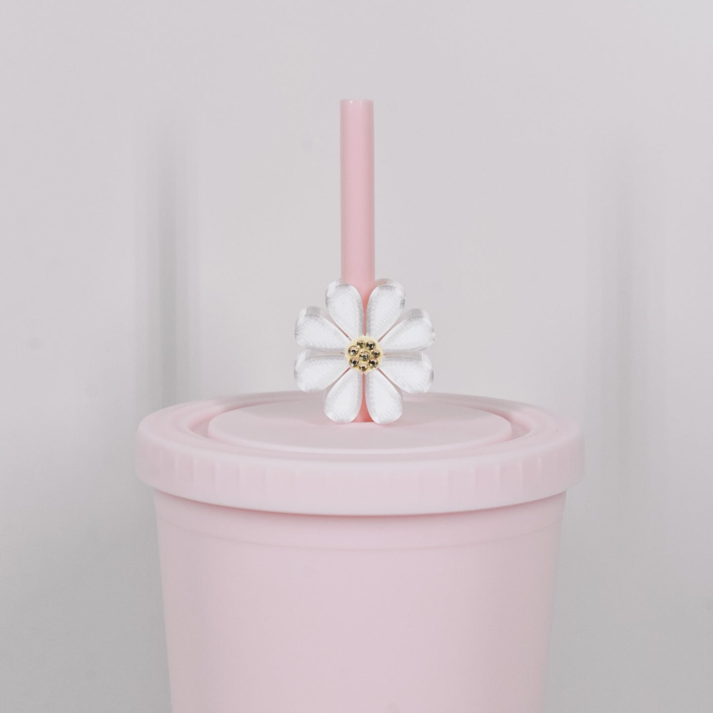 Daisy Straw Charm