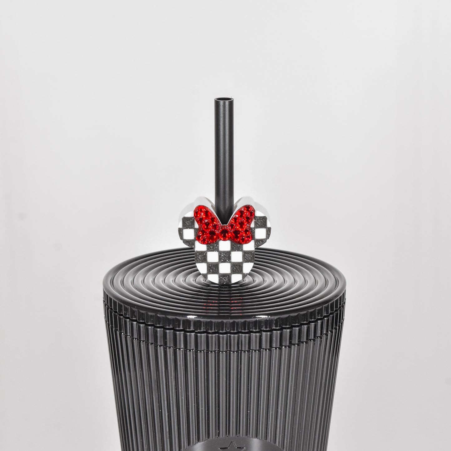 Mrs. Checkered Straw Charm