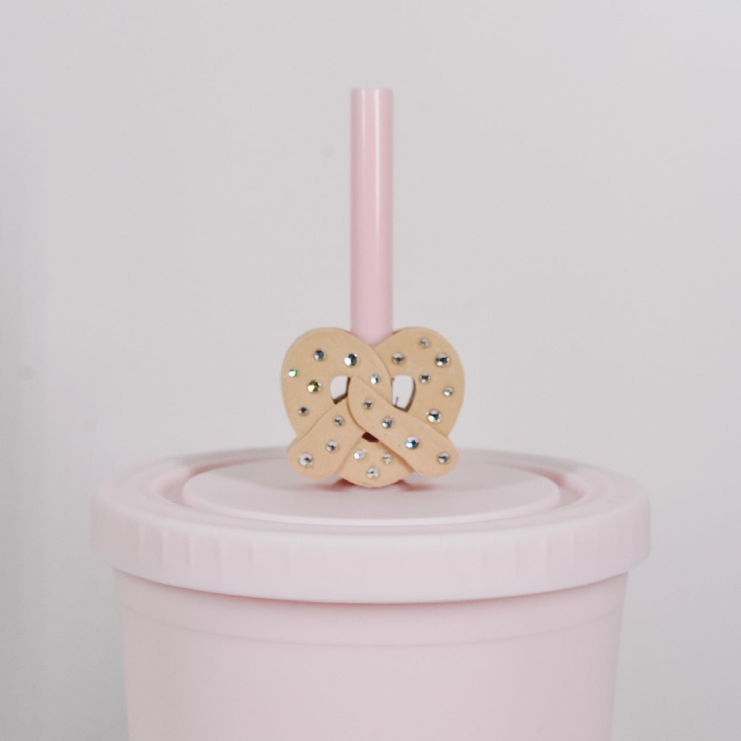 Pretzel Straw Charm