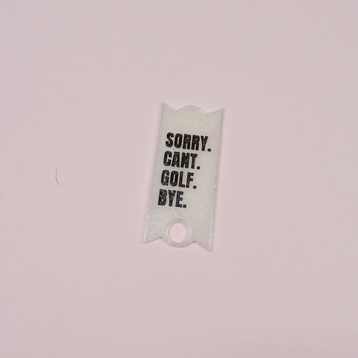 Golf. Bye. Lid Plate