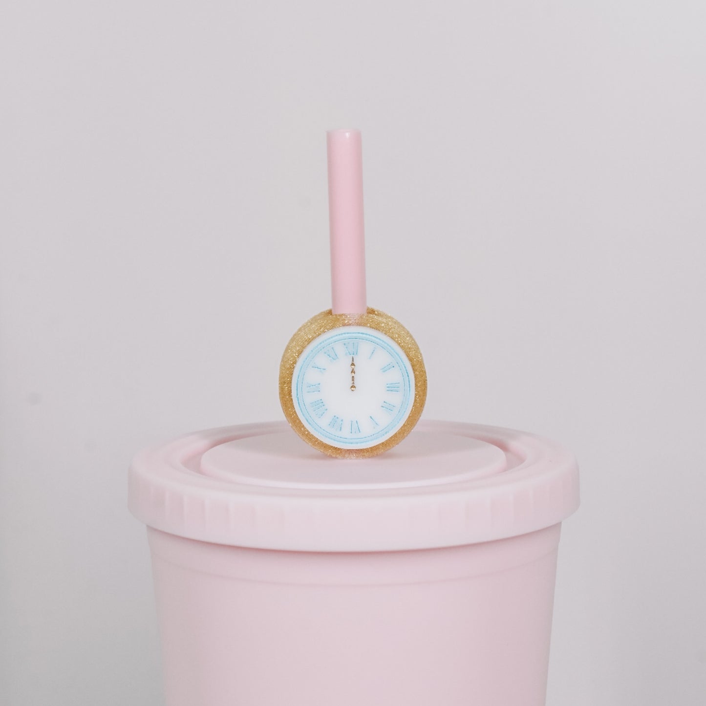 Midnight Straw Charm