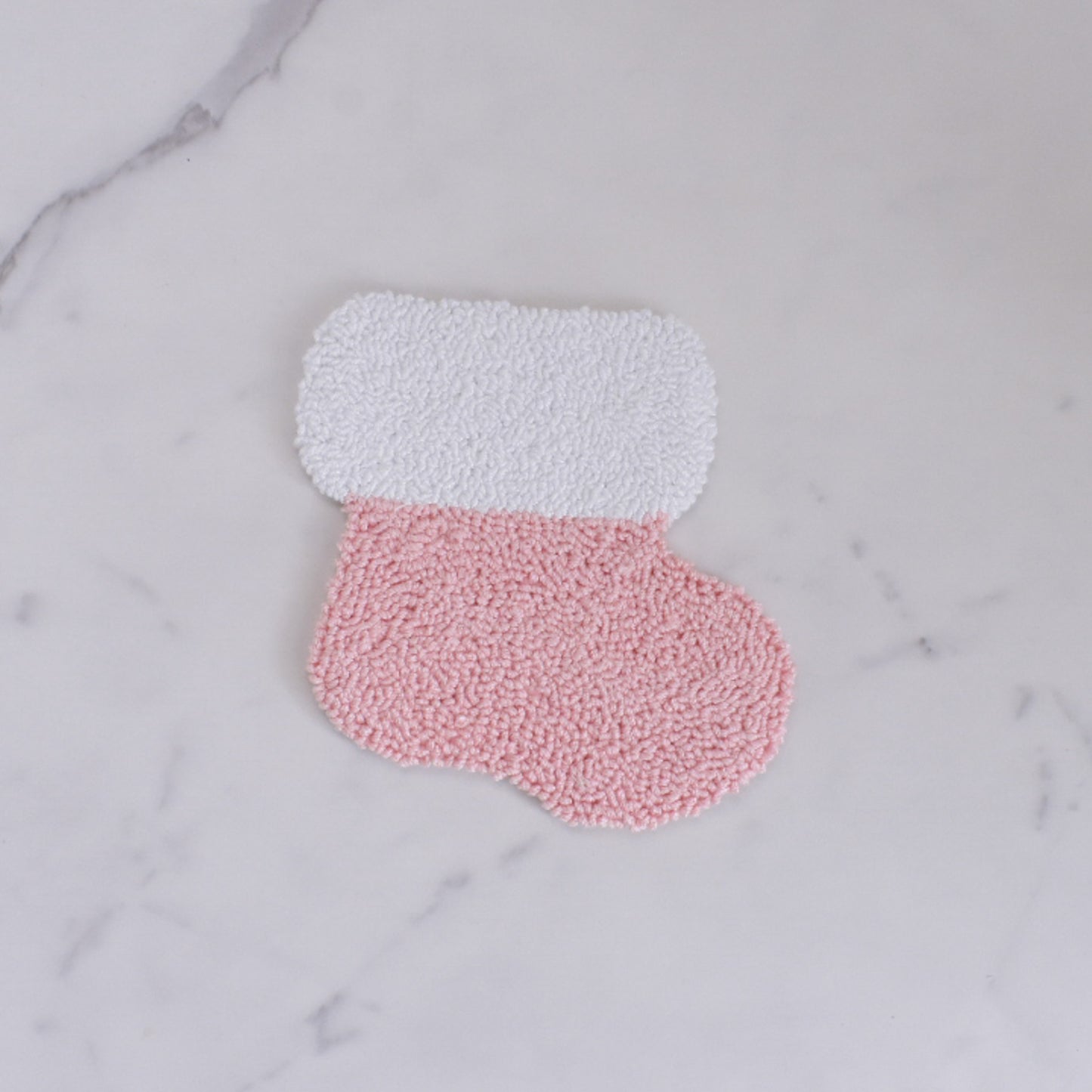 Christmas Stocking Rug Coaster
