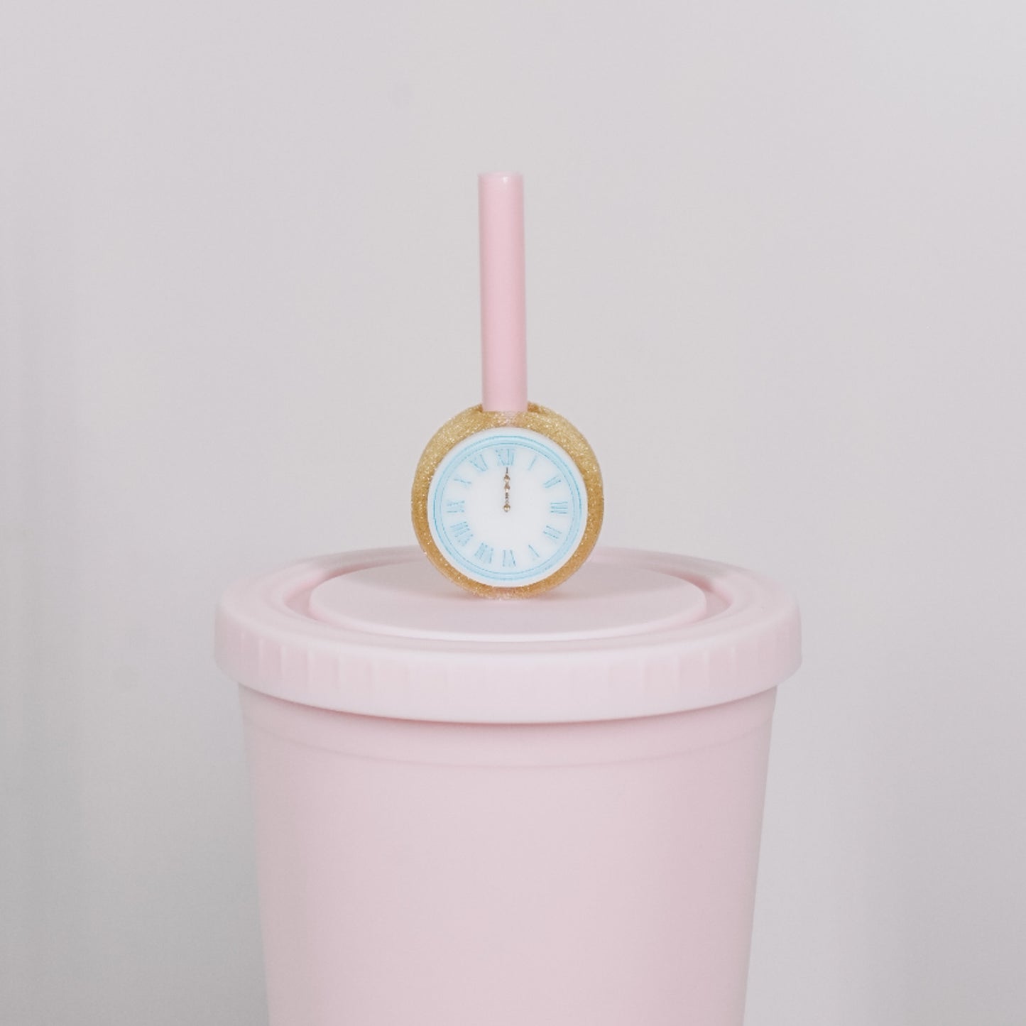 Midnight Straw Charm