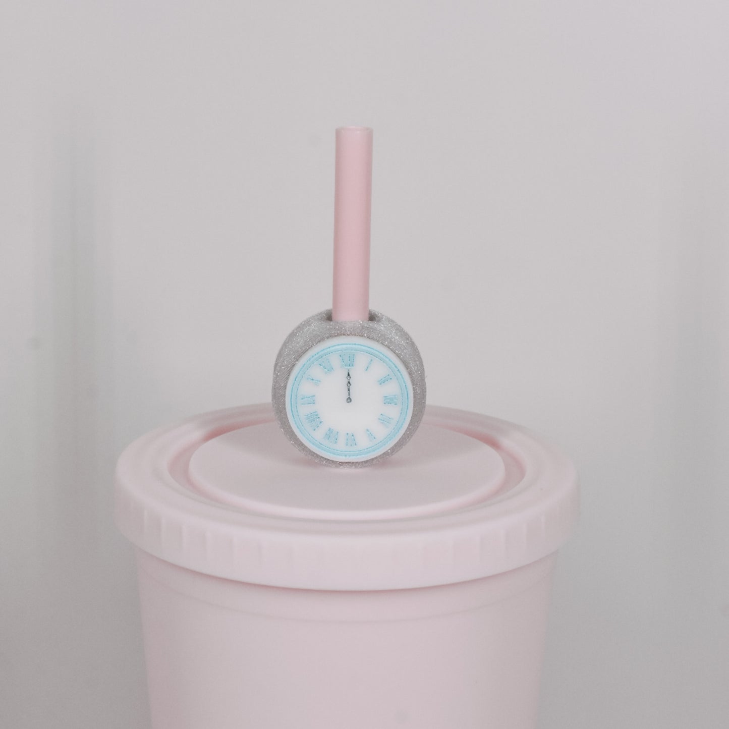 Midnight Straw Charm