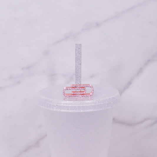 Paper Clip Straw Charm