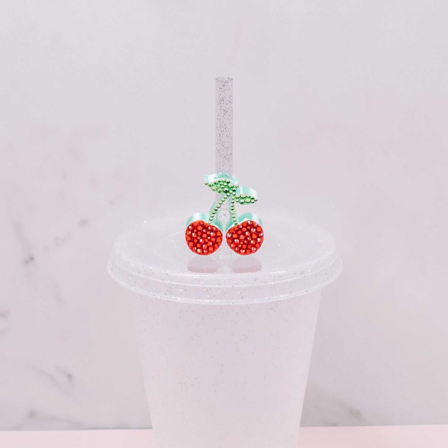 Cherry Straw Charm