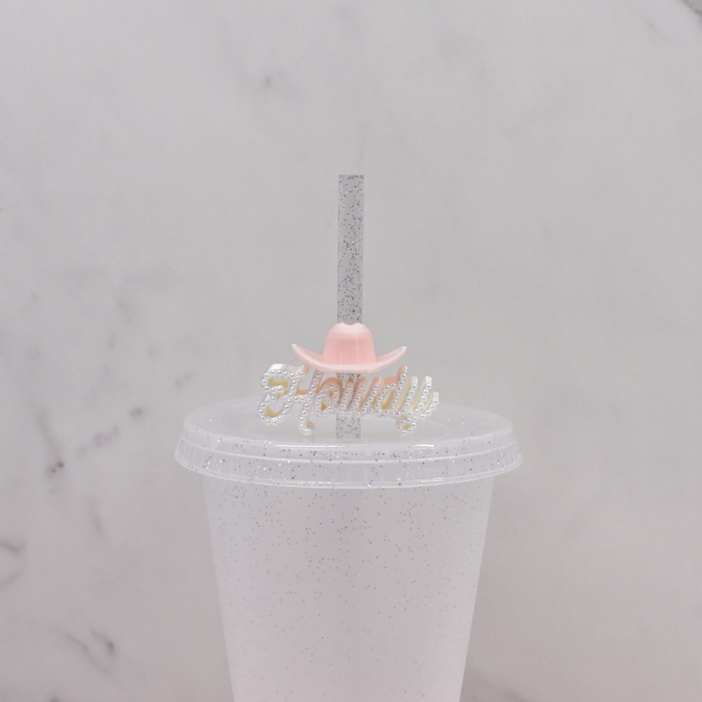 Cowgirl Hat Straw Charm