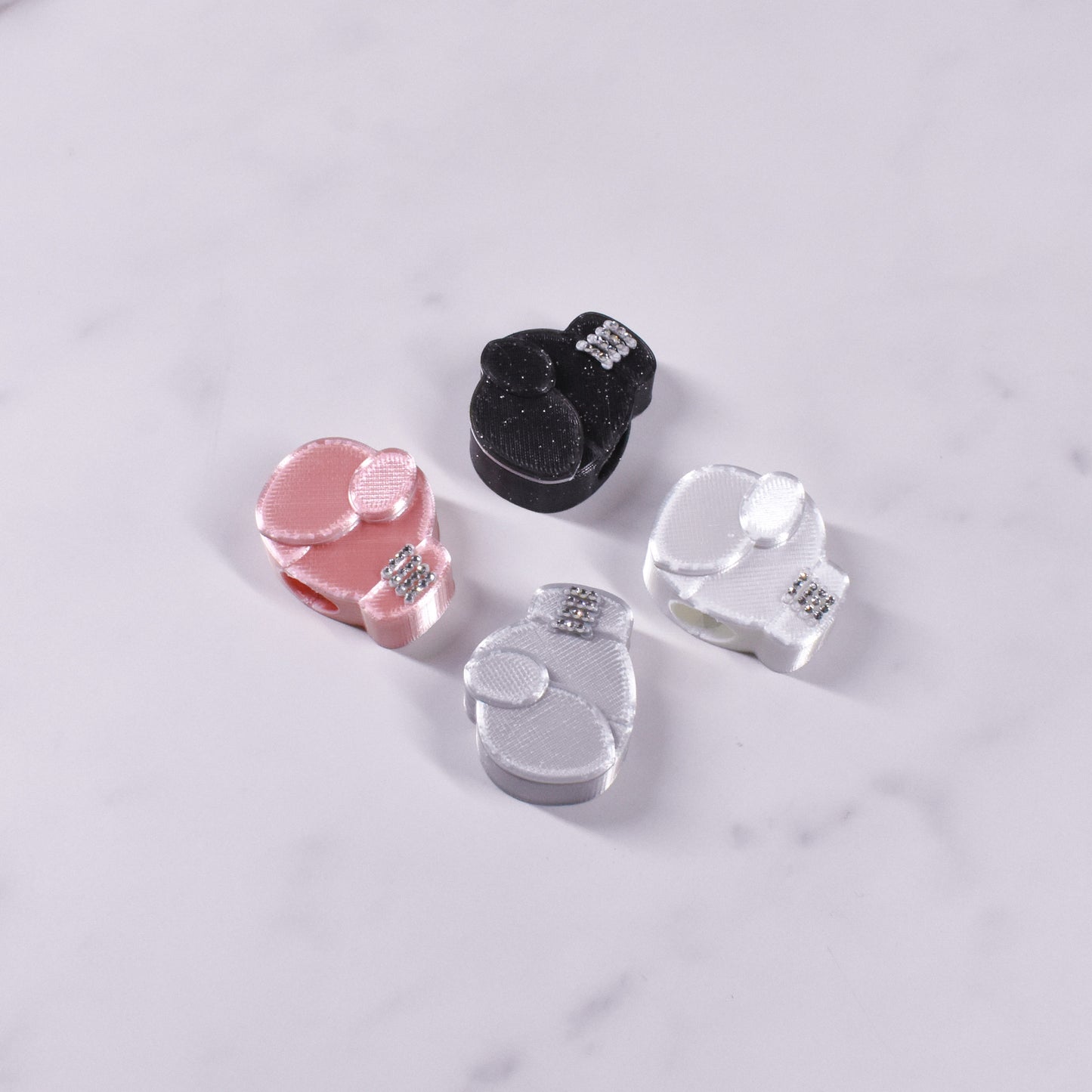 Boxing Glove Straw Charm