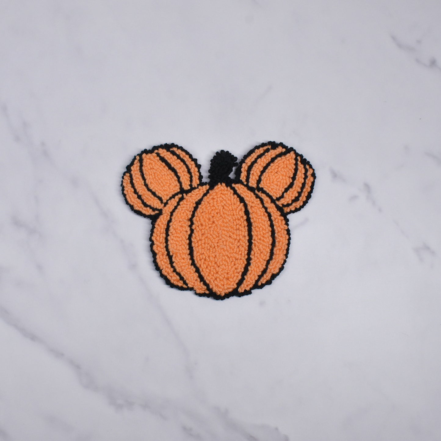 Ears Pumpkin Rug Coaster