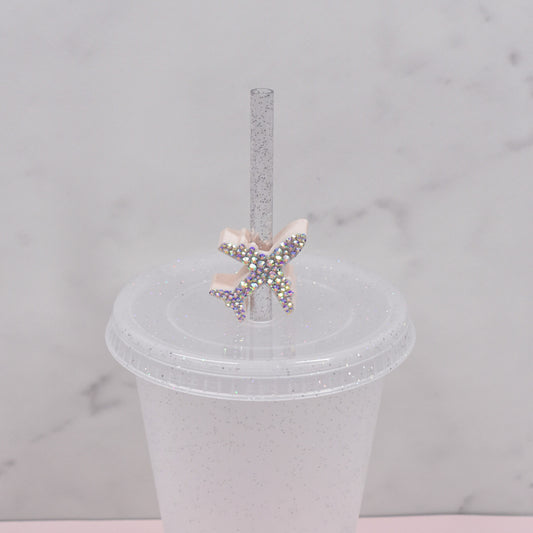 Airplane Straw Charm