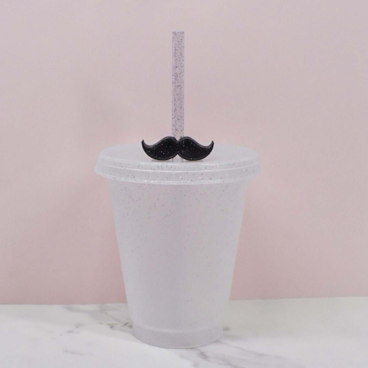 Mustache Straw Charm