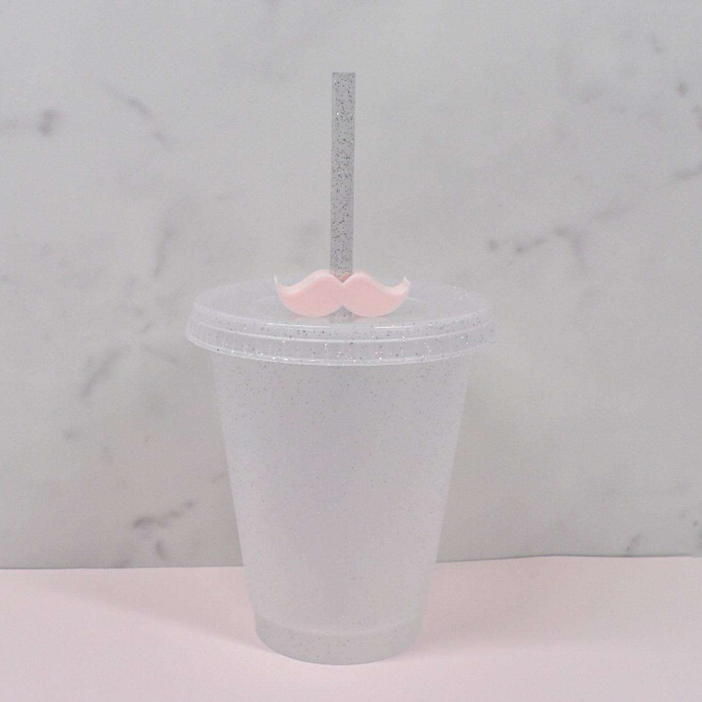 Mustache Straw Charm