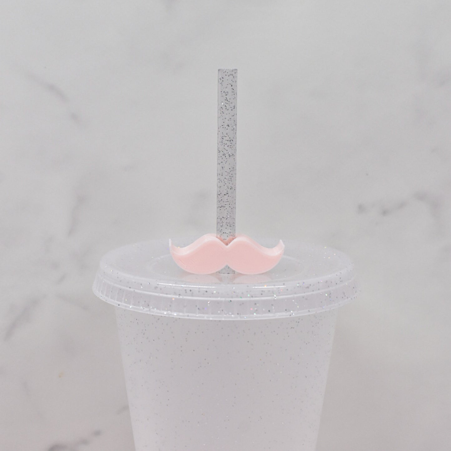 Mustache Straw Charm