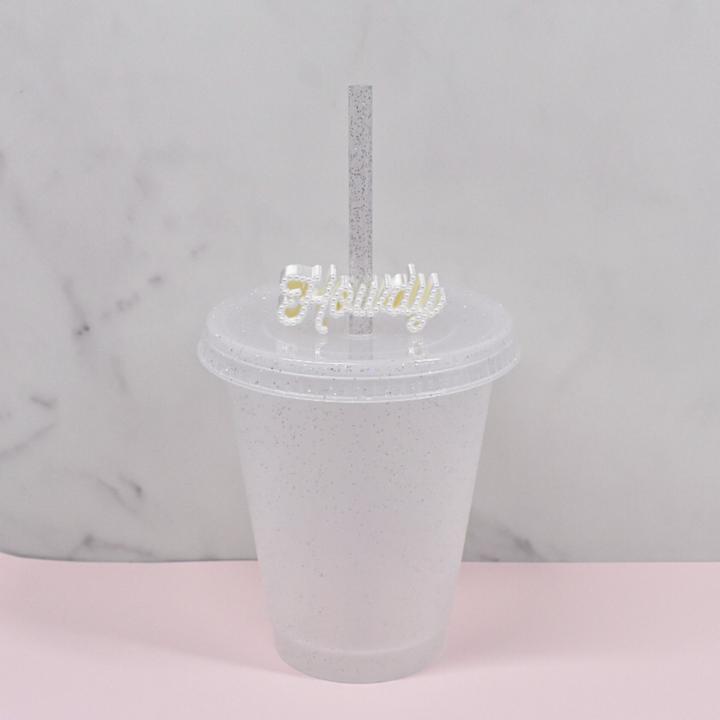 Howdy Straw Charm