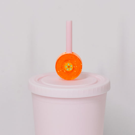 Showgirl Record Straw Charm