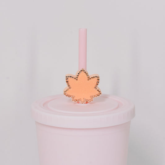 Autumn Leaf Straw Charm