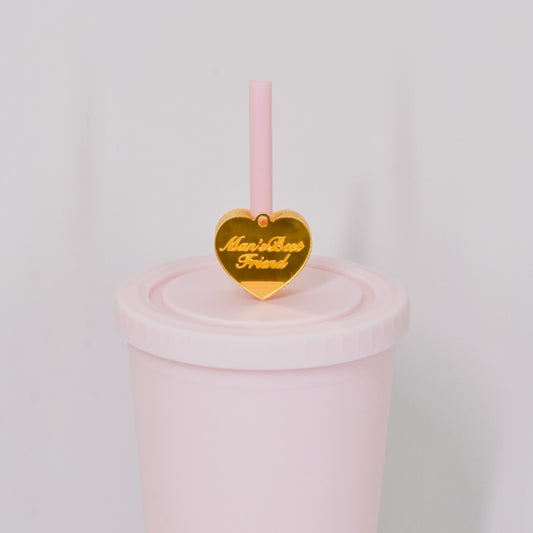 Mans BFF Tag Straw Charm