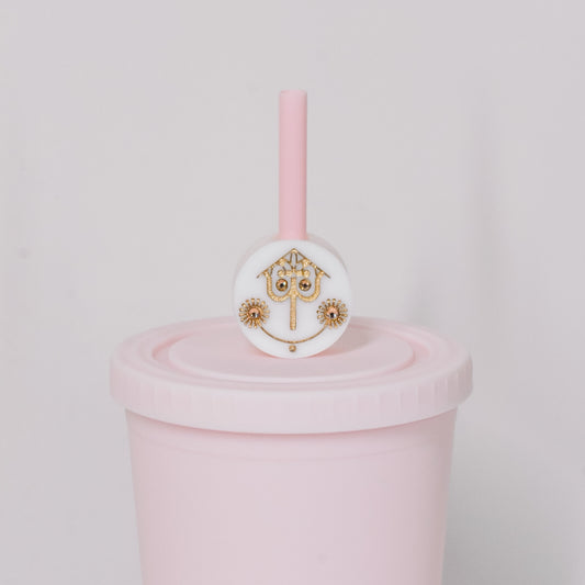 Park Clock Straw Charm