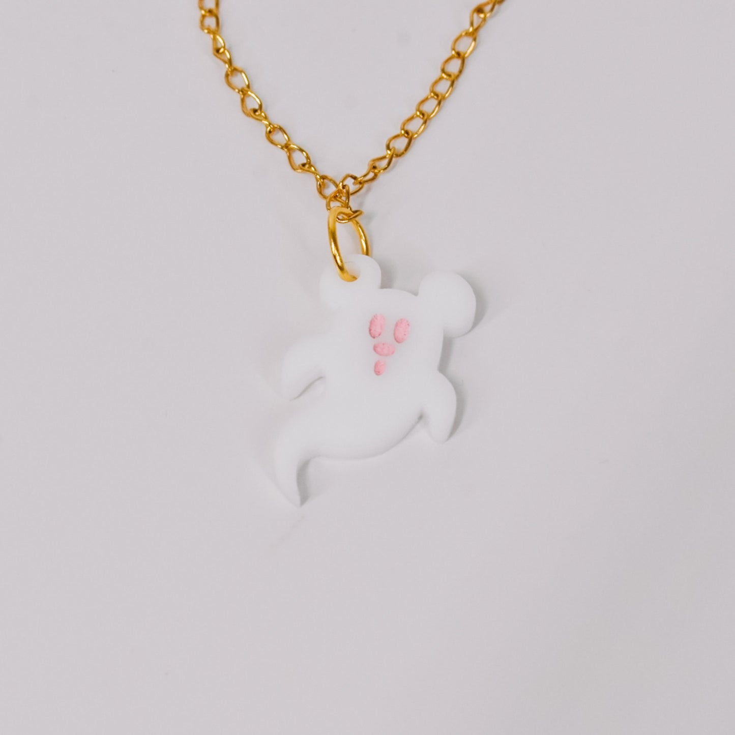 Labu Mouse Ghostie Necklace