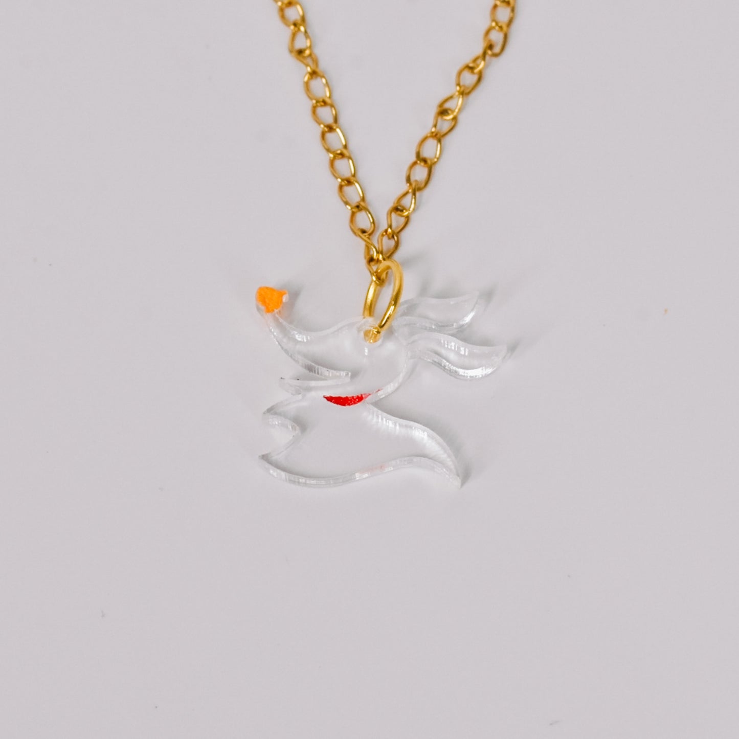 Labu Dog Ghost Necklace