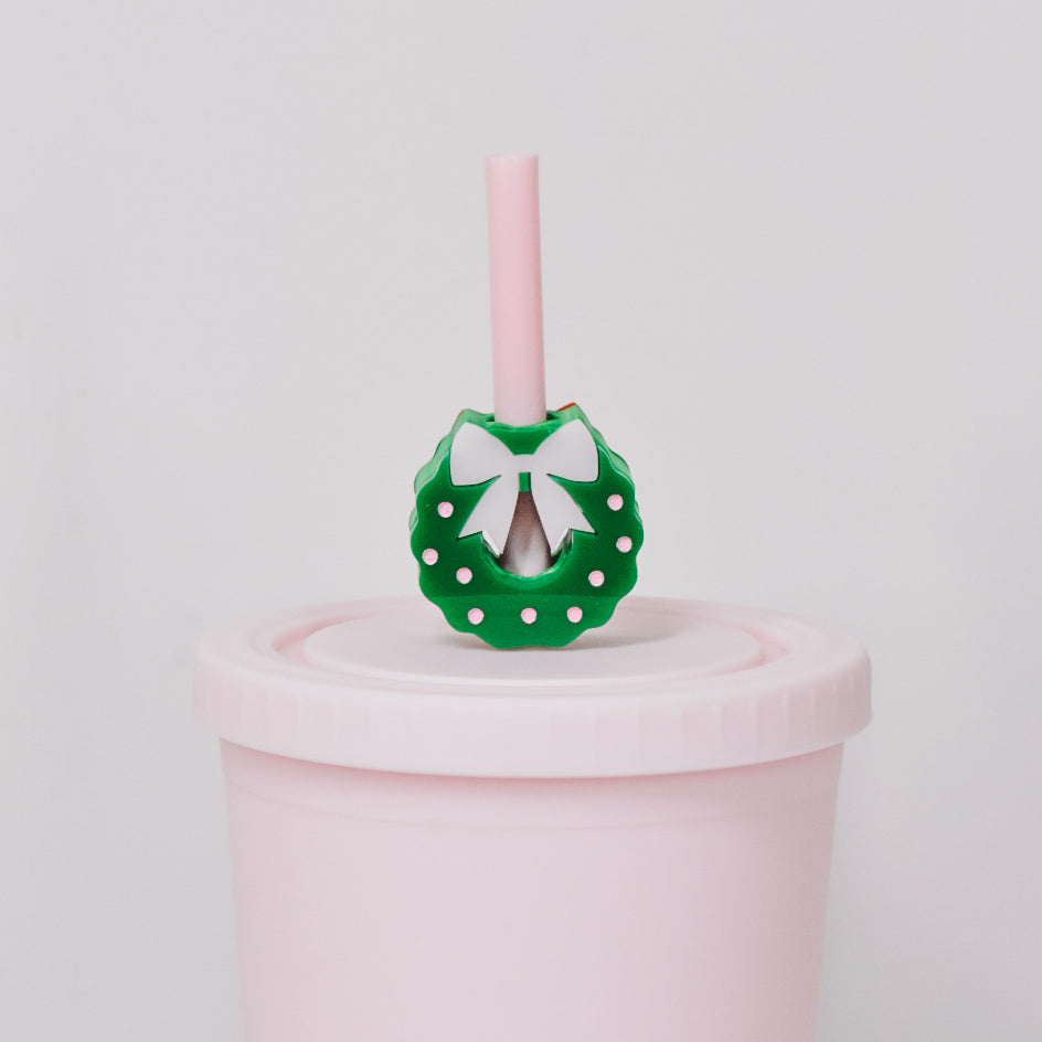 Wreath Straw Charm