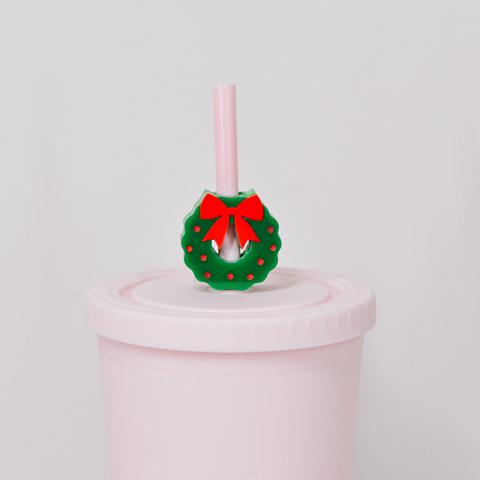 Wreath Straw Charm