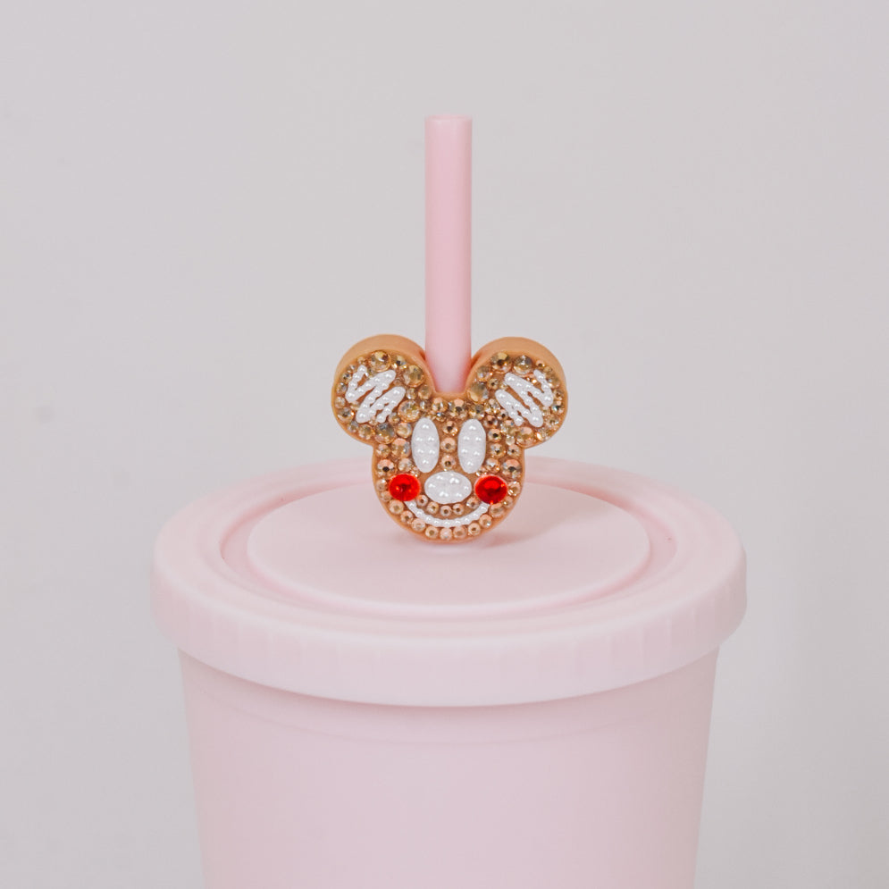 Ears Gingerbread Straw Charm