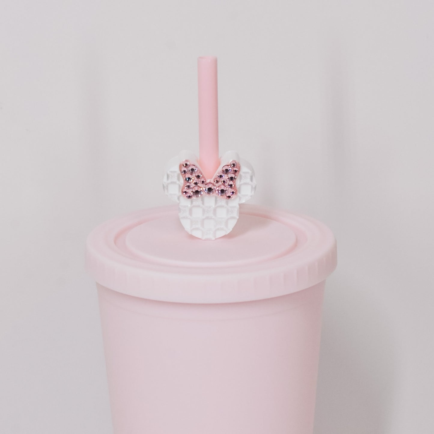 Mrs. Checkered Straw Charm