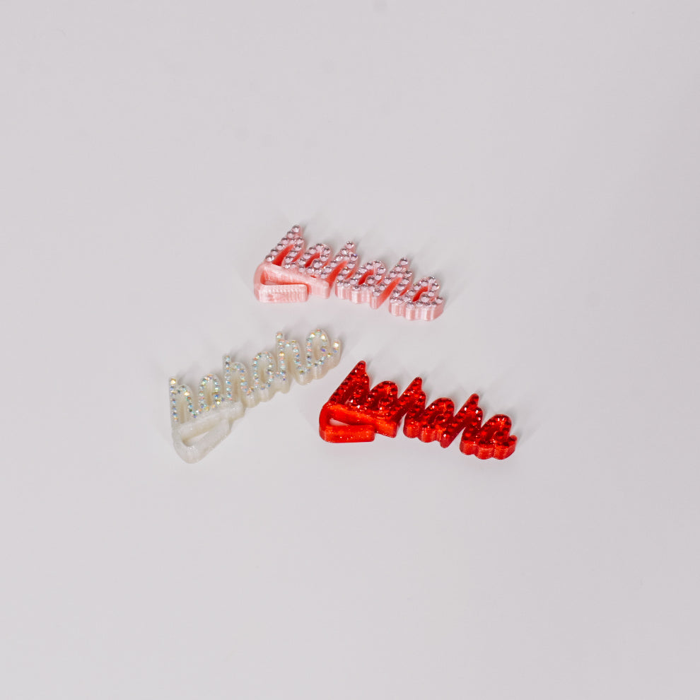 Ho Ho Ho Glass Charm