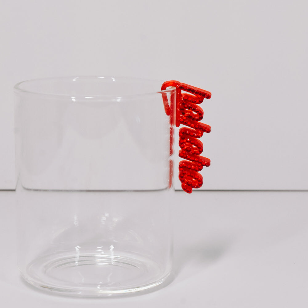 Ho Ho Ho Glass Charm
