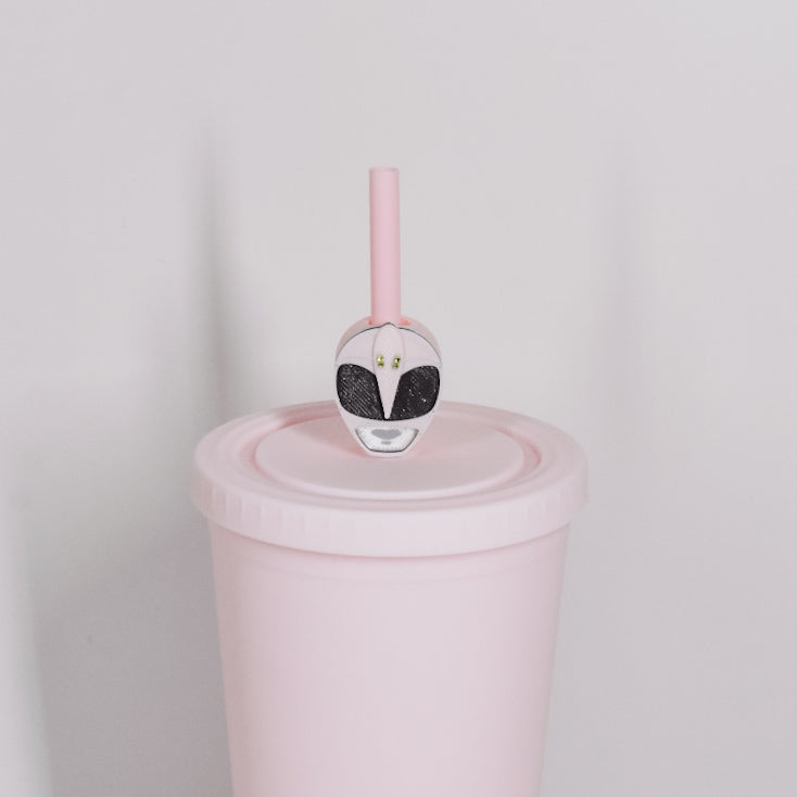 Pink Ranger Straw Charm