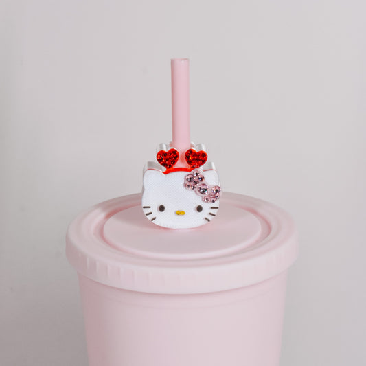 HK Hearts Band Straw Charm