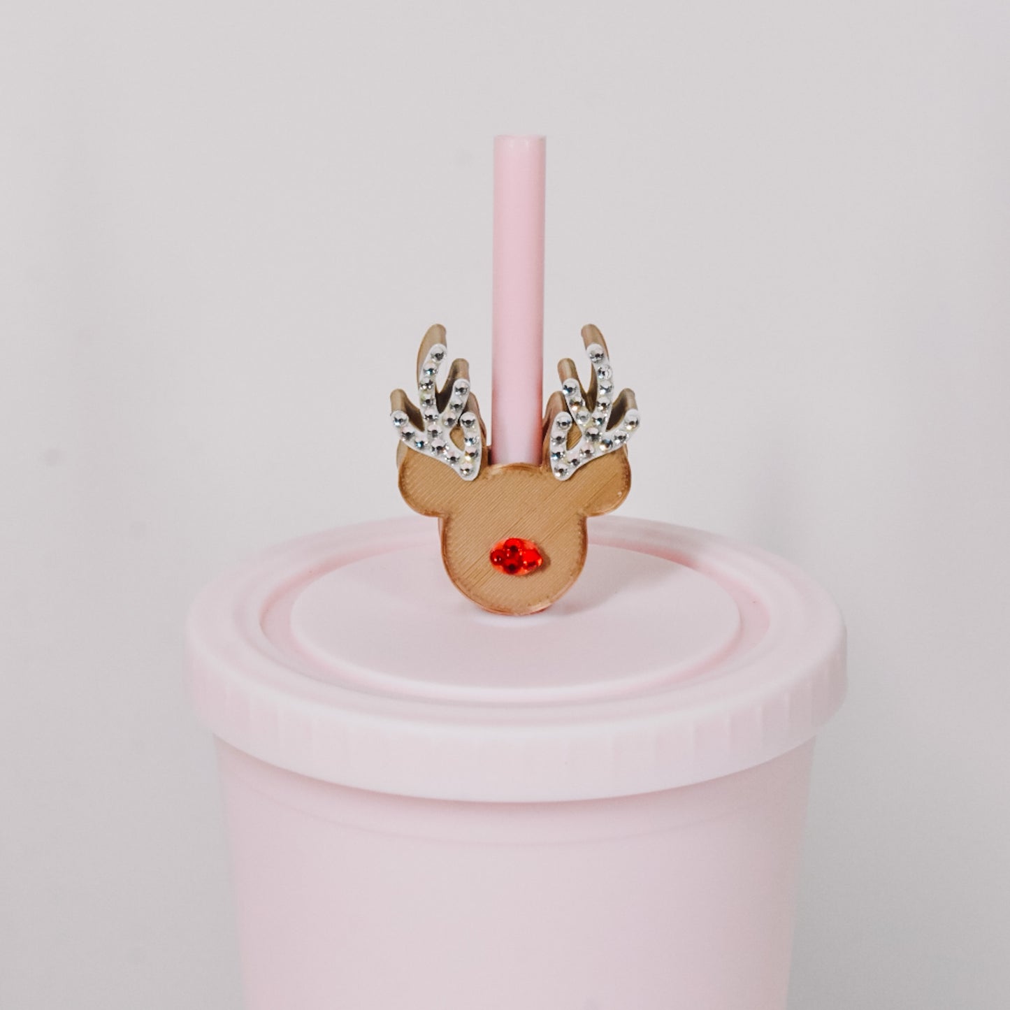Ears Reindeer Straw Charm